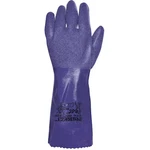 Showa NSK24-10 Chemical Resistant Gloves, Nitrile, 14 In L, Blue, Pr. Fixed Price $12.09.