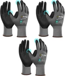 Safety Work Gloves For & Women, Microfoam Nitrile Coated Nylon Blac. Fixed Price $139.71.