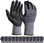 Loccef Safety Work Gloves Microfoam Nitrile COATED-12 Pairs,seamless Knit Nylon. Fixed Price $57.82.