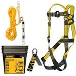 Dewalt Rooftop Safety Kit With D1000 Harness Pass-thru Chest And Leg. Fixed Price $169.95.