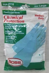 Boss #118 Nitrile Gloves Large Chemical Protection Green Flock Lining. Fixed Price $14.99.