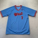 Vintage Nike West Reversible Jersey Men's Size Large #7 Stitched. Fixed Price $21.00.