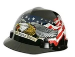 Safety Works Hard Hat, Polycarbonate Shell, Black - American Eagle. Fixed Price $49.29.