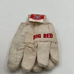 Vtg Red Steer Company Gloves Work Double Palm Big Lined Large W/ Tags. Fixed Price $19.47.