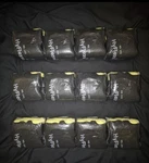 Hyflex Pack Of 12 Ansell 48-101 Sensilite Gloves, Size Medium Black. Fixed Price $30.00.