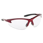 Sas Safety DB2 Glasses W/ Clear Lens And Red Frame In Polybag. Fixed Price $14.23.