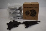 Kekejia Solar Garden Lights Plastic Diamond Cover Waterproof Cold White 4 Pack. Fixed Price $6.29.
