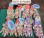 8-PAIR Lot Peppa Pig Kids Jersey Gardening Gloves Midwest Toddler 3+ Paw Patrol. Fixed Price $39.26.