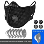 Half Cover Respirator Dust Mask With Filters Anti Air Pollution Facepiece. Fixed Price $8.78.