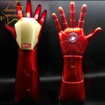 1:1 Tony Stark Laser Hand Gloves The Avengers Iron Man Led Light Wareable Toys. Fixed Price $88.00.