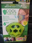 Cool Turtle Face Inserts, 6 Pack - Breathe Easy & Stay Under Mask, New. Fixed Price $5.00.