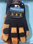 New Wells Lamont Hydrahyde Leather Palm Heavy Duty Work Gloves Xl Black &yellow. Fixed Price $20.00.
