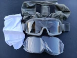 Flakjak By Arena Sports Green Wind Dust Goggles Ballistic Airsoft Milspec. Fixed Price $19.99.