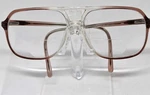 Vintage Flight Brown Fade Eyeglass Frames Japan 145 Large Aviator Rx Glasses. Fixed Price $34.99.