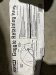 Msa 449895 Black Goggle Retaining Ring For Hat. Fixed Price $9.99.