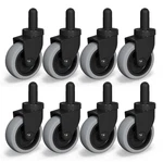 3" Mop Bucket Replacement Casters Set Of 8 Rubbermaid Wavebrake Swivel Wheels. Fixed Price $54.35.