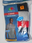 Mens Medium Six Shirts Gray Black Blue Red Fruit Of The Loom. Fixed Price $27.87.