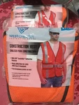 West Chester Orange Visibility Reflective Safety Construction Vest - 2PACK. Fixed Price $21.99.