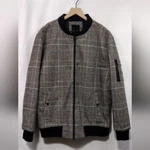 Nwot Only & Sons Plaid Zipper Jacket Mens Xxl Black Brown Retro 90S Y2K Casual. Fixed Price $79.88.