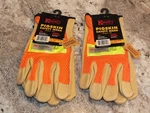 Kinco 909 Men's Unlined Grain Pigskin Mesh Back 2 Pair Gloves, Safety, Medium. Fixed Price $30.73.