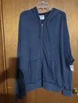 Nwt Old Navy 2XL Dusk Oversized Full Zip Draw String Hood Kangaroo Pocket. Fixed Price $26.95.