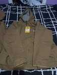 Carhartt Mens Firm Duck Water Repellent Insulated Workwear Coat Jacket 2XL ?. Fixed Price $69.99.