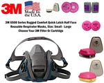 3M Half Face Respirator Mask Cartridge Filter Welding Construction Dust Painting. Fixed Price $67.95.