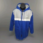 Tyr Alliance Podium Parka Swimming Dive Towel Jacket Royal Blue Hooded Men Large. Fixed Price $54.99.