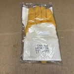 Ansell Golden Grab-it Gloves, Size 10 Palm Coated Pair New In Package. Fixed Price $11.95.