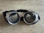 Silver Safety Goggles Steampunk Style Burning Man By Restoration Hardware New. Fixed Price $40.00.