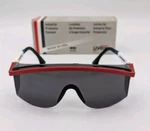 New! Nos Uvex Astrospec 3000 Patriot Frame Dark Lens Safety Glasses Made In Usa. Fixed Price $24.50.