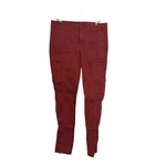Cabi The Drifter Pants Womens 8 Skinny Cargo Flame Burgundy Bedford Cord Stretch. Fixed Price $19.97.