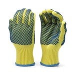 & F 1670 Cut Resistant Made With Kevlar Gloves Pvc Dots On Both Sides, Pr.. Fixed Price $10.99.