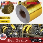Gold Intake Heat Reflective Tape Wrap Self Adhesive High Temperature 2"33FT Us. Fixed Price $14.99.
