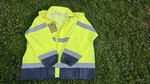 Occunomix Hi Viz Yellow Reflective Breathable Jacket And Bib Overall Rain Set 3X. Fixed Price $69.99.