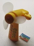 Cool Off Yellow Hand Crank Fan By Diamond Visions New. Fixed Price $16.99.