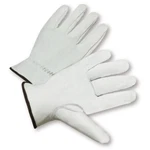12 Pair Standard Grain Goatskin Leather Drivers Work Gloves, Sizes SMALL-2XL. Fixed Price $55.00.