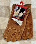 Dickies Suede Leather Gloves Large Unlined Cowhide Work Torn Tag. Fixed Price $18.00.