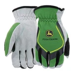 LP67361 - John Deere Men's Split Cowhide Leather Palm Gloves, Cut Resistant. Fixed Price $18.12.