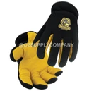 Black Stallion 15FH-BLK Polar Fleece/grain Pigskin Winter Gloves, Large. Fixed Price $19.00.
