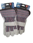 2 Pair West Chester 5555 Large Grain Pigskin Leather All Purpose Gloves New. Fixed Price $19.95.