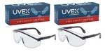 2 Honeywell Safety Glasses Eyewear Black Frame Clear Uv Extreme Anti-fog Lens. Fixed Price $14.95.