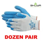 Showa Atlas Fit 300 Natural Rubber Coated Gloves (dozen - 12 Pair) Sm,md,lg,xl. Fixed Price $37.50.