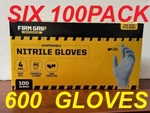 600 Gloves Pro Cleaning Disposable Heavy Duty 4-MIL Nitrile Firm Grip. Fixed Price $44.89.