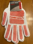 Hand Crew Powerdots Work Gloves HG-3190FA. Fixed Price $7.99.