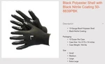 144 Pairs Nitrile Coated Work Gloves; 13 Gauge Polyester Large; Tuff Gard. Fixed Price $119.99.