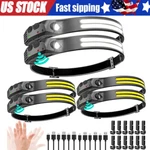 Cob Led Headlamp Usb Rechargeable Headlight Bar Band Torch Work 6000K. Fixed Price $440.89.