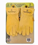 Plainsman Premium Cabretta Yellow Leather Gloves, Size Small, 2 Pair. Fixed Price $29.99.