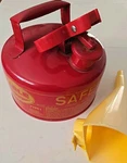 Eagle Gallon Safety Gas Can UI-10-S Type Red Steel With Yellow Spout. Fixed Price $32.99.
