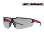 Gray Milwaukee Safety Glasses Anti-scratch, Hard Coat Protects Lenses. Fixed Price $11.45.